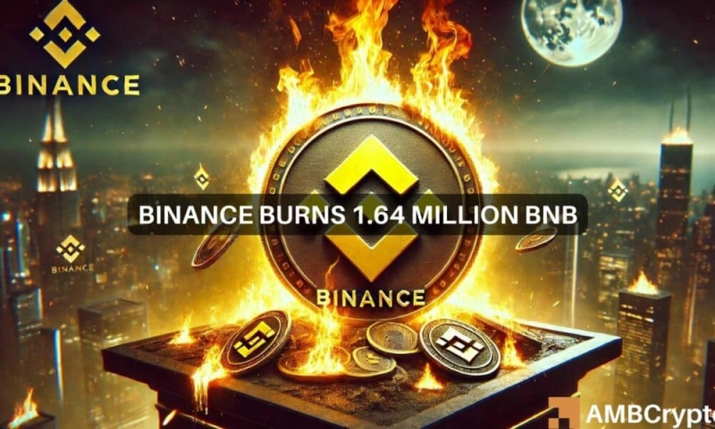 Binance’s most current 1.6 M token burn– Enough to press BNB above $600?