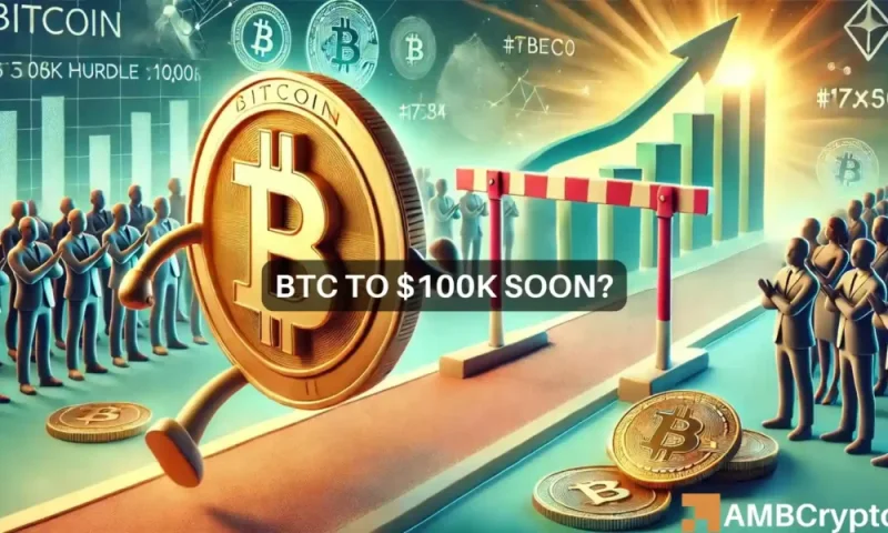 Bitcoin eyes $100k turning point: Just one obstacle delegated clear!