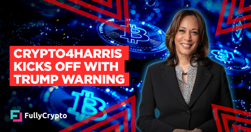 Crypto4Harris Kicks Off With Trump Warning