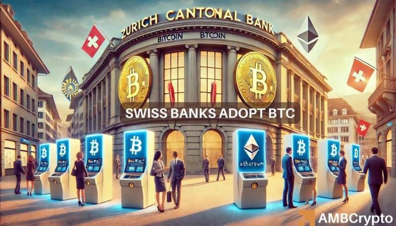 Switzerland’s Zurich Cantonal Bank reveals Ethereum, Bitcoin trading choices