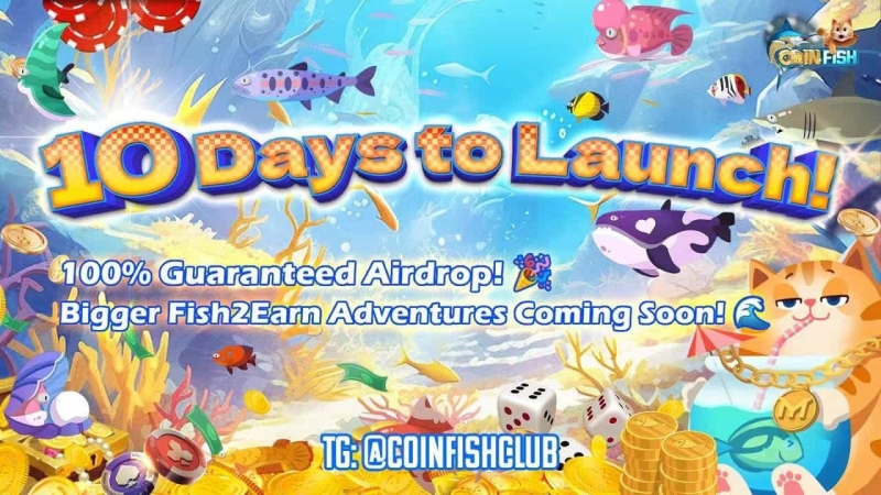 LOAD P2E Fishing Game CoinFish, Incubated by MEETLabs, Officially Launches on Oct 23rd