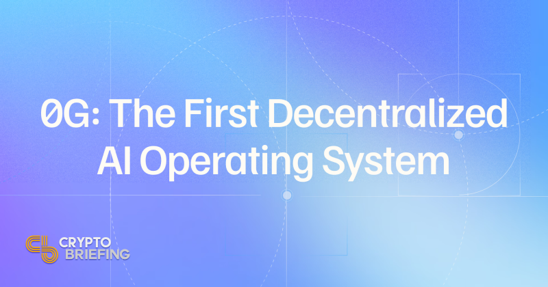 0G presents initially decentralized AI running system