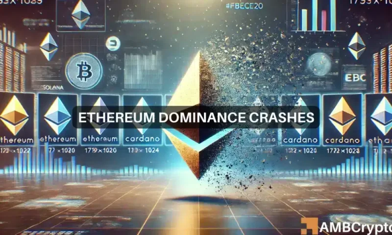 Ethereum’s supremacy crashes to 13%– A decrease to 9% next before 2025 rebound?