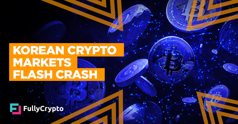 Korean Crypto Markets Flash Crash After Martial Law Announcement