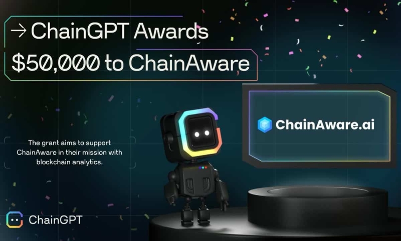 ChainGPT offers a $50,000 grant to ChainAware for AI services advancements